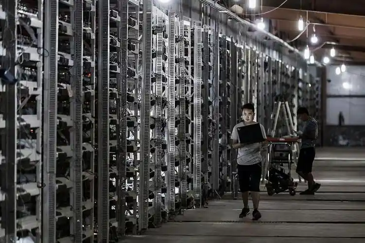 A large-scale Bitcoin mining farm