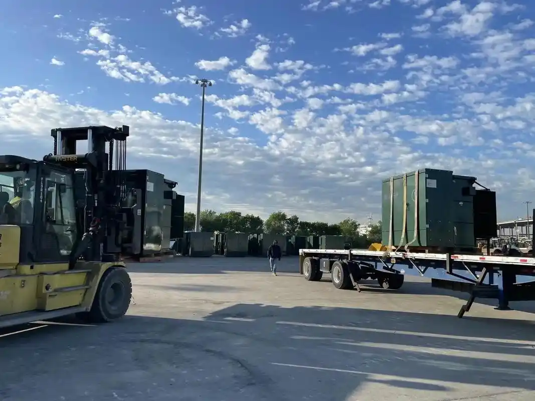 Industrial-scale cryptocurrency mining farm with hundreds of operational rigs