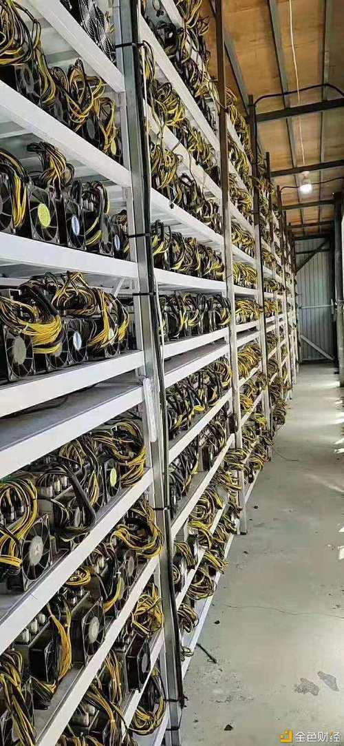 An advanced mining rig setup, showcasing the hardware components that drive efficient cryptocurrency mining operations