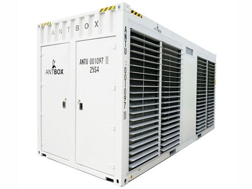 High-performance WhatsMiner M56 mining rig in operation
